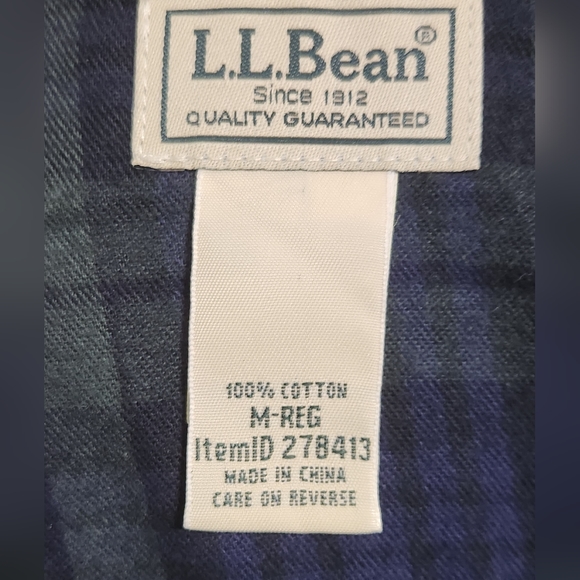 L.L. Bean zip up sweater 100 % cotton - Picture 8 of 10